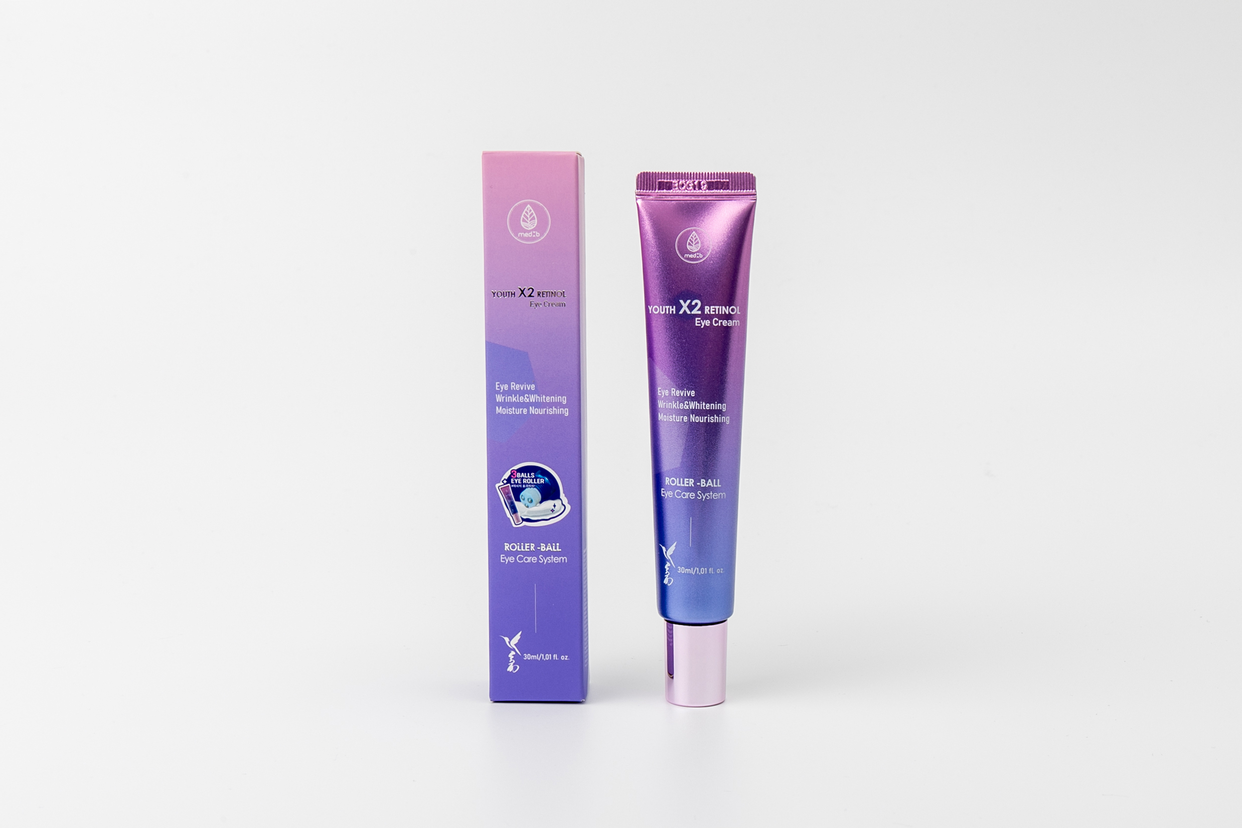 MEDB Youth X2 – Cremă antirid pentru ochi cu Retinol și Peptide - imagine 6