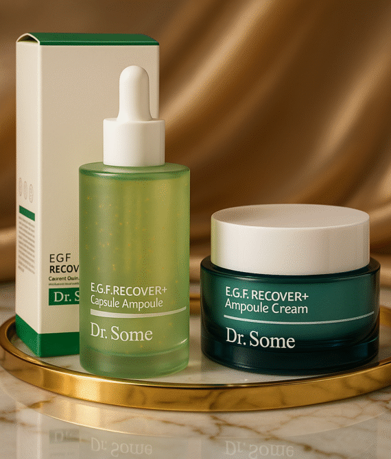 Pachet Dr.Some EGF Recover – Cremă + Ser Antirid și Revitalizant