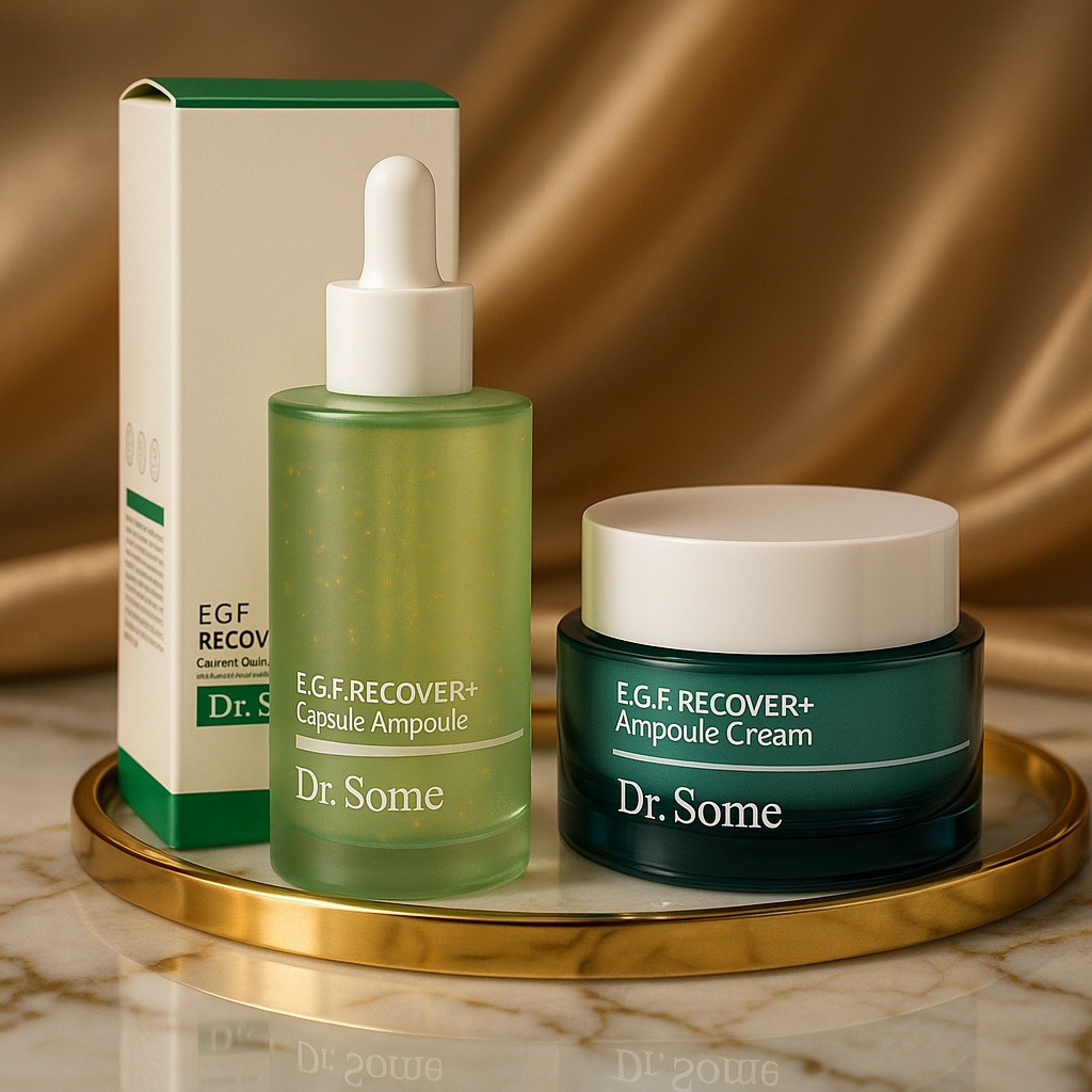 Pachet Dr.Some EGF Recover - Cremă + Ser Antirid și Revitalizant
